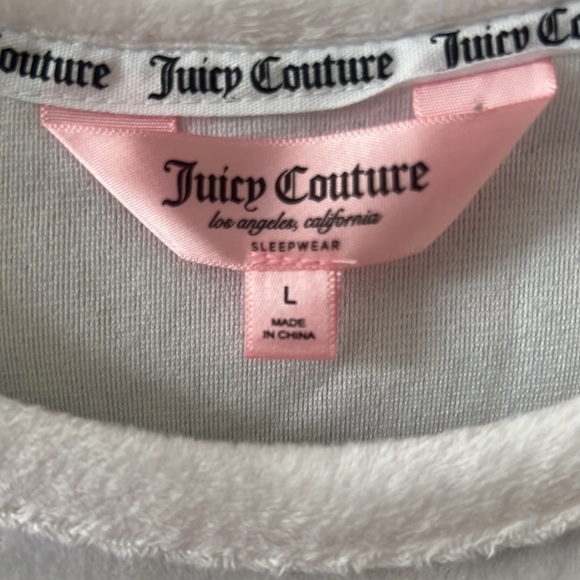 Juicy couture sleepwear velvety set NWT size L - Picture 6 of 7
